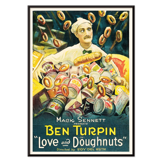 , with black aluminium frame on white background