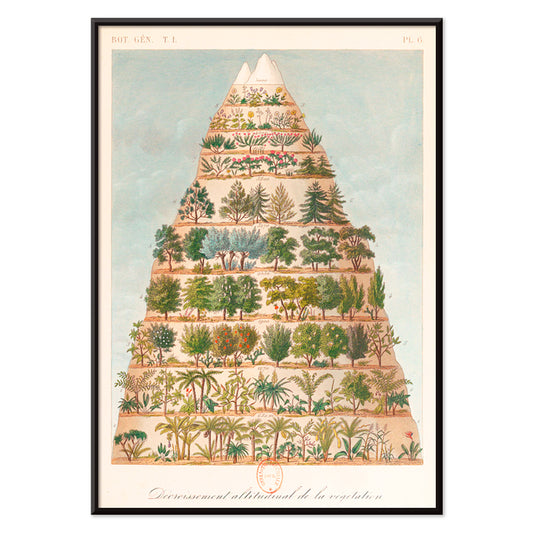 , with black aluminium frame on white background