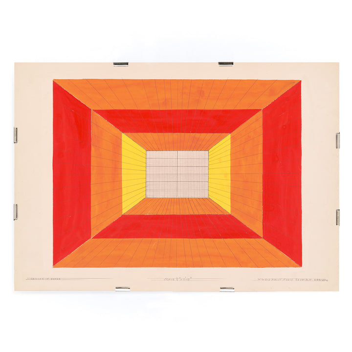 , framed and displayed in modern living room decor