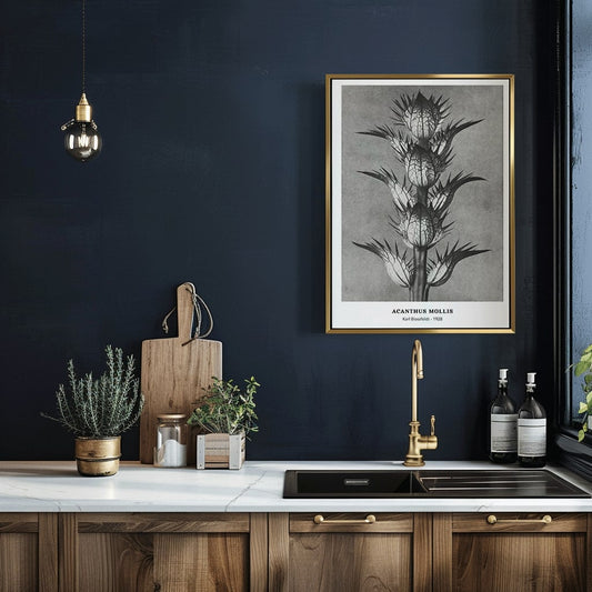 , framed and displayed in home decor