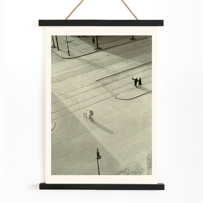 , with wooden magnetic frame on white background