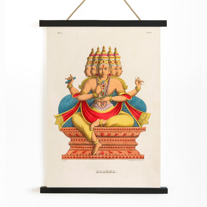 , with wooden magnetic frame on white background