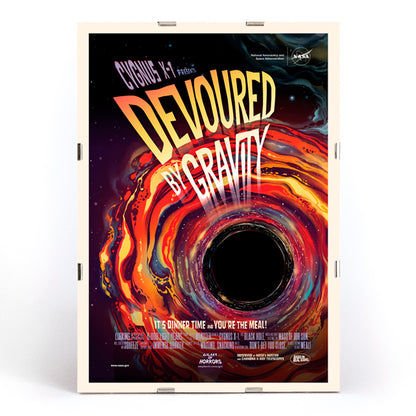 , framed and displayed in modern living room decor