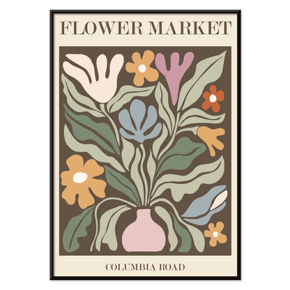 , with black aluminium frame on white background