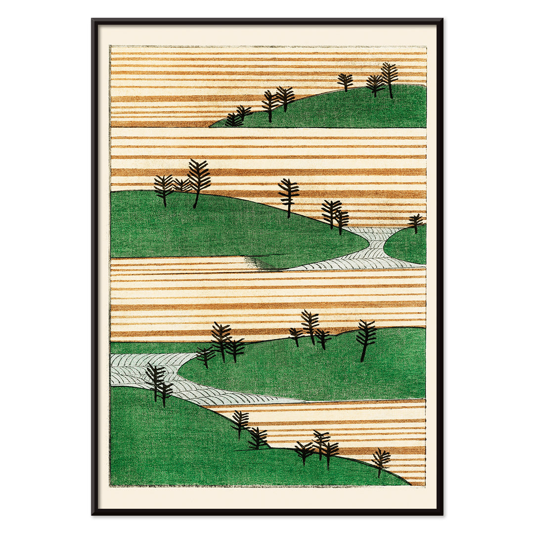 , with black aluminium frame on white background