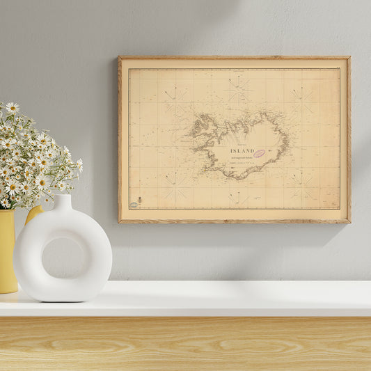 , framed and displayed in home decor