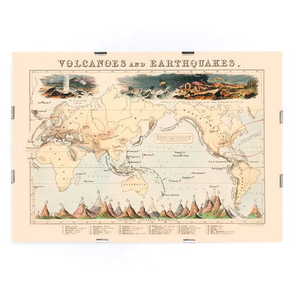 , framed and displayed in modern living room decor