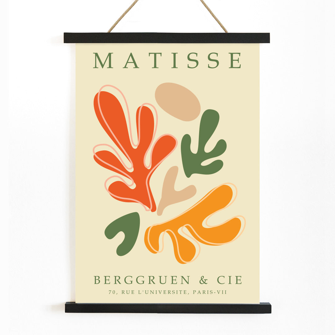 , with wooden magnetic frame on white background