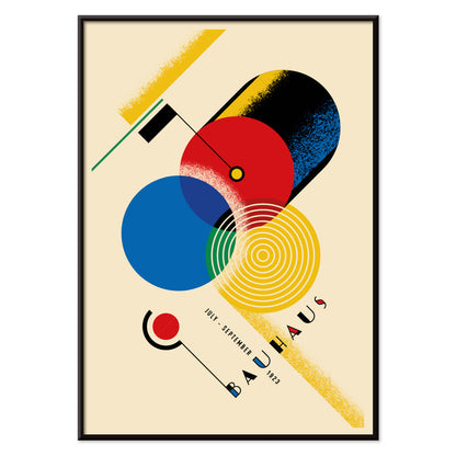 , with black aluminium frame on white background