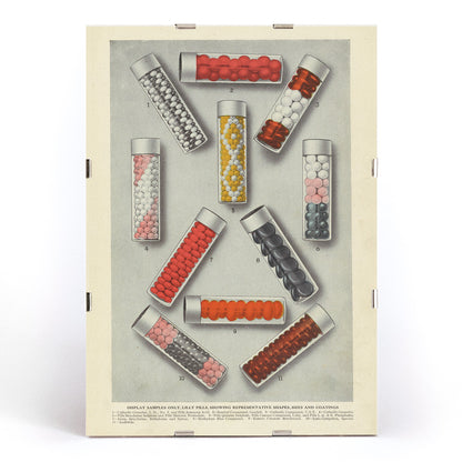 , framed and displayed in modern living room decor