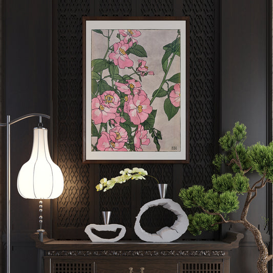 , framed and displayed in home decor