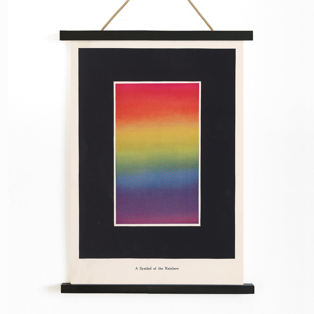 , with wooden magnetic frame on white background