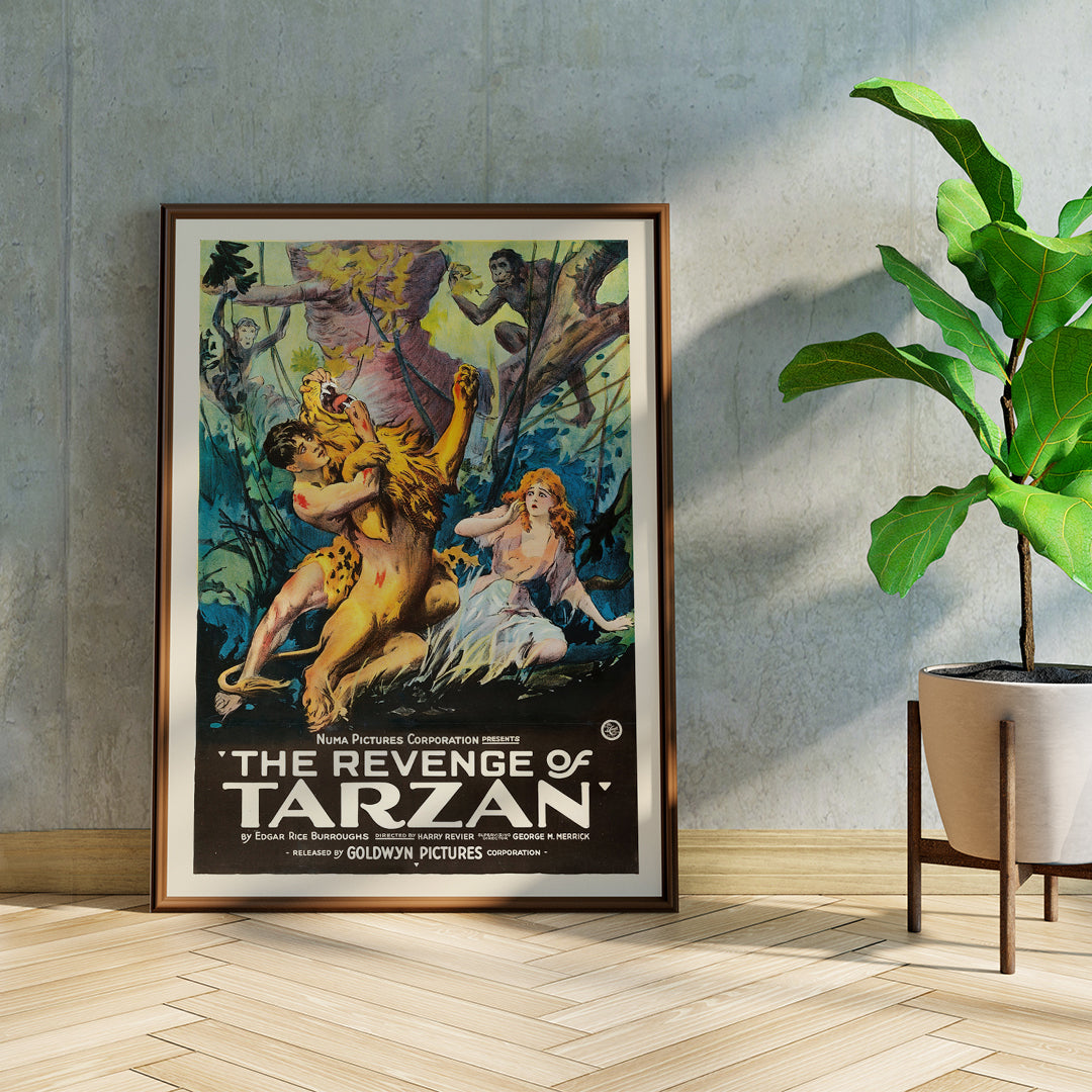 , framed and displayed in home decor