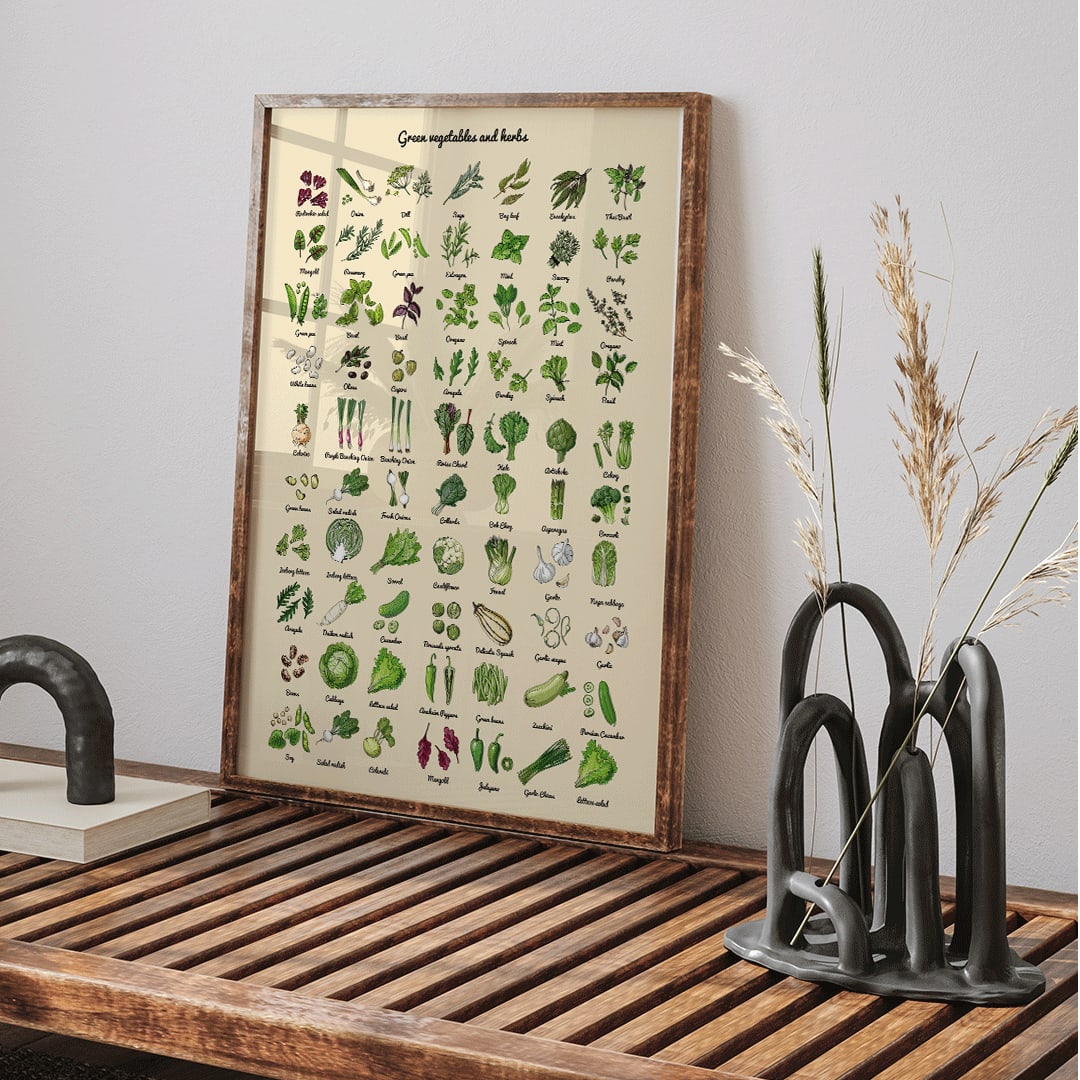 , framed and displayed in home decor