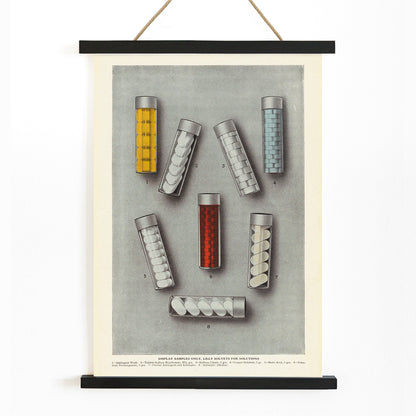 , with wooden magnetic frame on white background