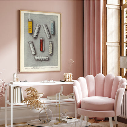 , framed and displayed in home decor